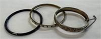 3 Bangle Bracelets