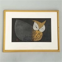 Kaoru Kawano "Moonlight Night - Sleeping Owl"