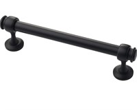 ($134) Alzassbg 8 Pack Matt Black Cabinet Pulls