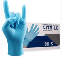($23) Wostar Nitrile Disposable Gloves Pow