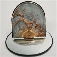 Erte Femme Fatale table mirror - polychrome