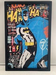 New - Sealed:  Batman Retro Street Art Print