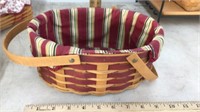 2007 Longaberger Basket w/linear