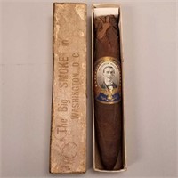 Antique political advertising cigar in original
