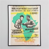 Muhammad Ali vs. George Foreman vintage World