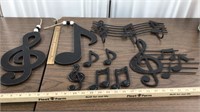 Musical note decorations