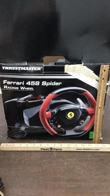 Xbox One Ferrari 458 Spider Racing Wheel & Pedal