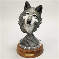 Robert Ball bronze wolf "Raising Shadow" 11/27 on