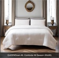QUEEN- Down Alt. Comforter All Season (90x90)