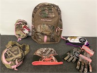 Field Line Back Pack, Waist Pack, Gloves..Some New