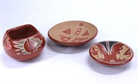 Southwest Redware Pottery Grouping