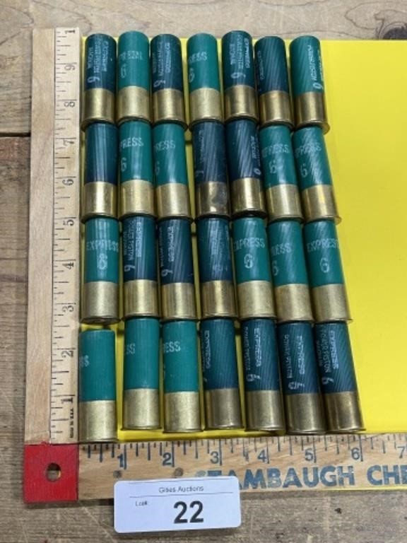 (28) 12 gage Remington shotgun shells Express 6