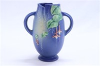 Roseville Fuschia Blue Vase 894-7