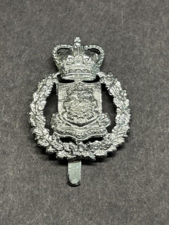 Police cap badge marked on back Firmin London