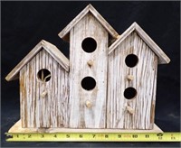 (3) Bird Houses and (1) Bird House Décor