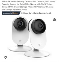 YI Pro 2K Indoor Security Cameras: WiFi