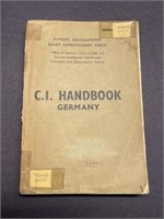 1945 CI handbook Germany WW2 supreme headquarters