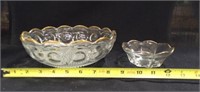 Clear Large Berry Bowl; Serving Glass