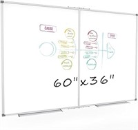 5F- White Board for Wall, 60 x 36 inch Foldable