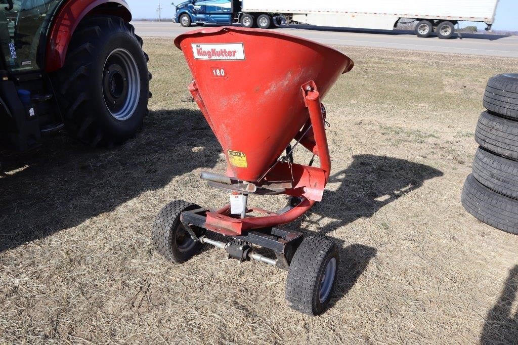 King Kutter 180 Spreader/Seeder Hopper