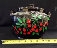 Vintage Cookie Jar Crock Stoneware
