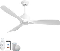 AS IS - 52 Inch Smart Ceiling Fan with Quiet DC Mo