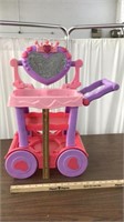 Princess cart, pink & purple