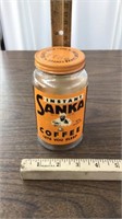Vintage Instant Sanka Coffee Jar