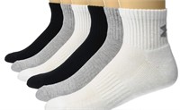 ($29) Under UA Training Cotton Quarter Socks,3pack