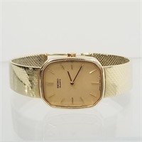 14K gold Seiko wristwatch and band - 38.8 grams