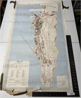 Old Map GIBRALTAR town plan map, 19 70–19 71