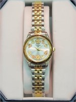 Lady's Black Hills Gold Inlaid Wrist Watch