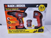 Black & Decker 14.4 Volt Cordless Tool Set
