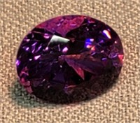 4.50CT Created Color Change Cranberry Zandrite