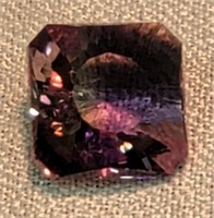 3CT 9x9mm Octagon Specialty Cut Bolivian Ametrine