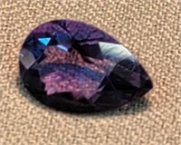 3.25CT Pear Shape Blue Color Change Fluorite