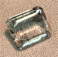 5.20CT 12x10mm Tourmalinated Quartz