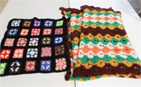 Granny Square Throw Blanket 44" X 44"  Other