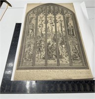 Antique artwork, the great EAFT window of the