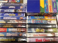 Variety of VHS Tapes