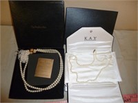 Kay Jewelers & Franklin Mint Pearl Necklaces