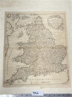 Antique Map a new map of England and Wales by
