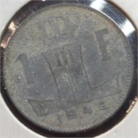 1945, Belgium coin