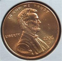 Uncirculated 2006 d. Lincoln penny