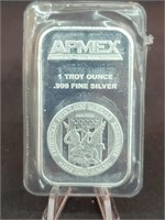 APMEX 1 Troy Ounce .999 Fine Silver Bar