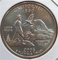 Uncirculated 2005 P. California quarter
