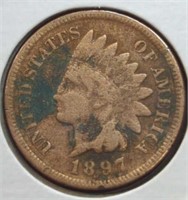 1897 Indian head penny