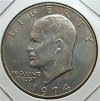 1974 Eisenhower dollar