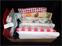 Variety of Tablecloths and placemats