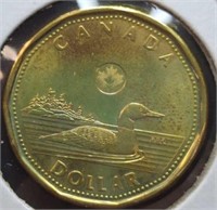 AU 2014 Canadian dollar coin